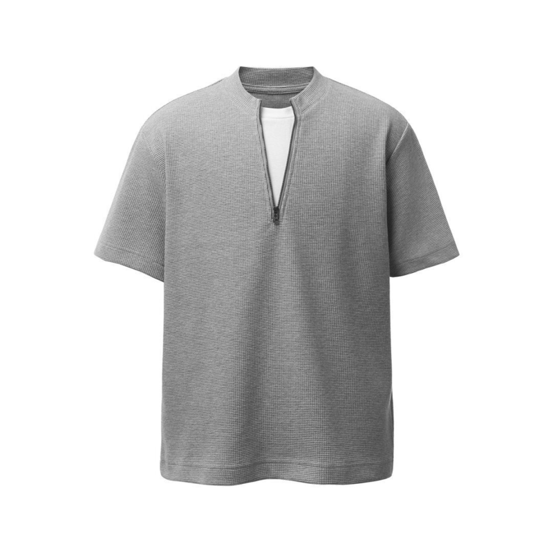 Men's Zipper T-shirt