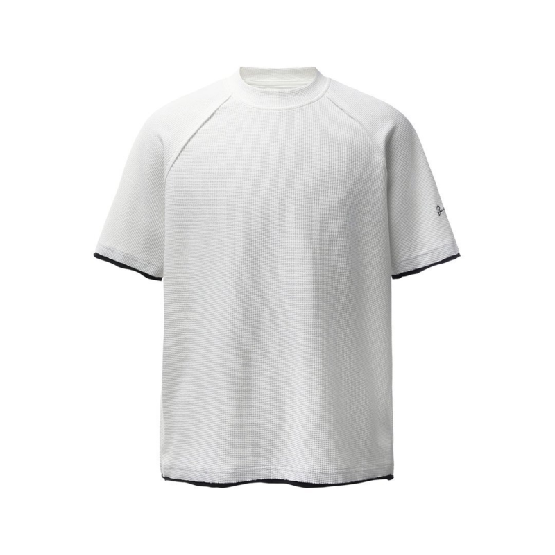 Men's pure cotton short-sleeved shirt