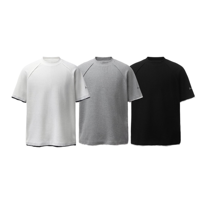 Men's pure cotton short-sleeved shirt