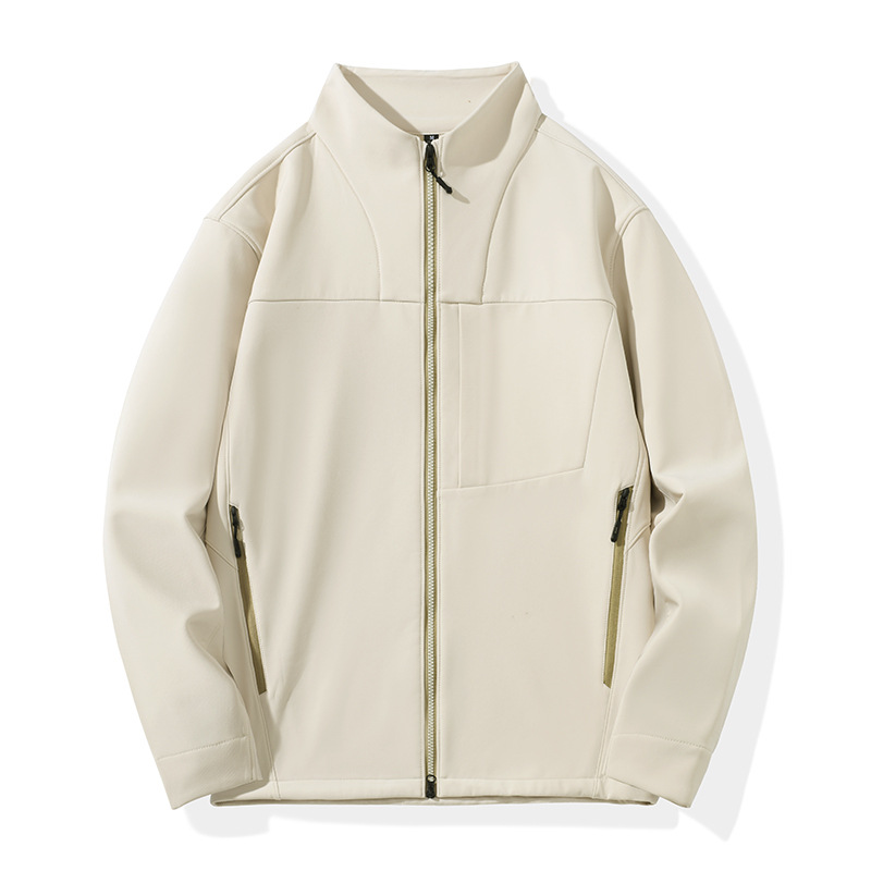 Men's Stand Collar Softshell Jacket
