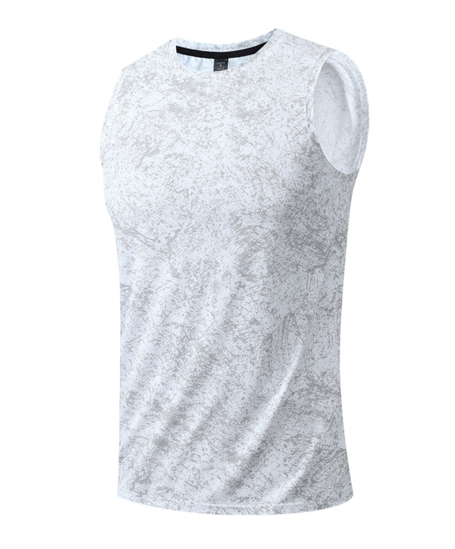 Men's Vintage Printed Quick Dry Athletic Sleeveless Tank Top
