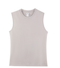 Men's Basic Solid Cotton Crew Neck Sleeveless Tank Top