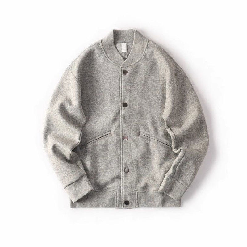 Men's Cotton Fleece Varsity Jacket