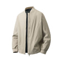 Men's Minimalist Twill Bomber Jacket