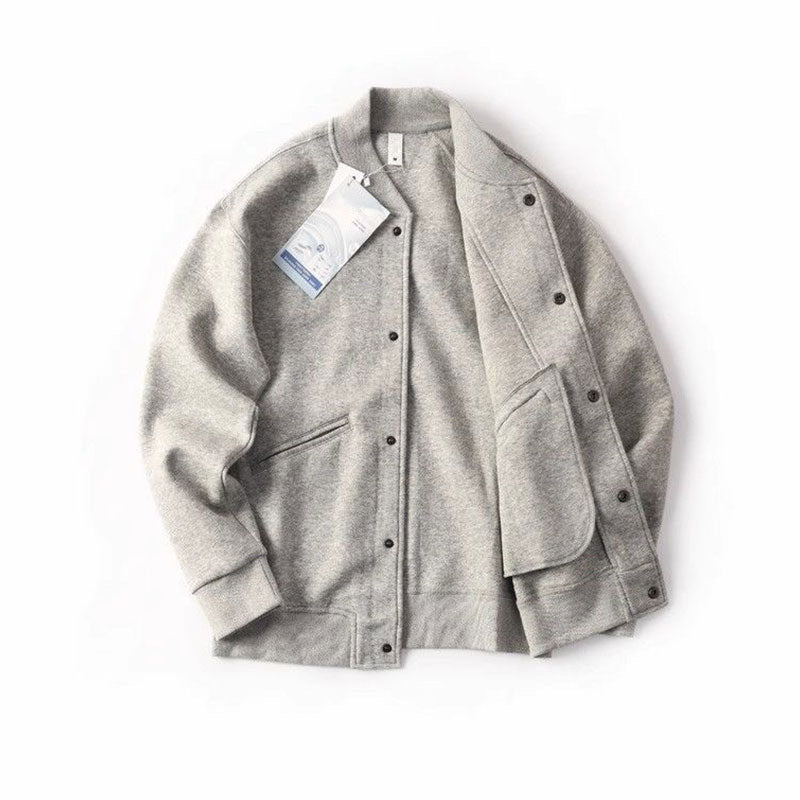 Men's Cotton Fleece Varsity Jacket