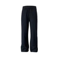 pure cotton wide-leg sweatpants