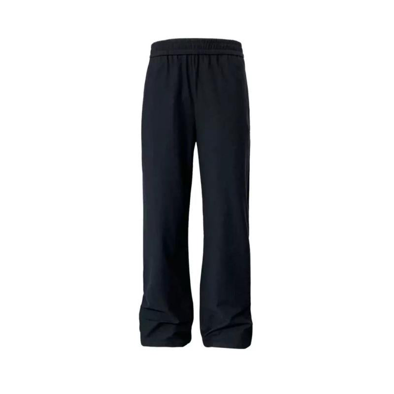 pure cotton wide-leg sweatpants