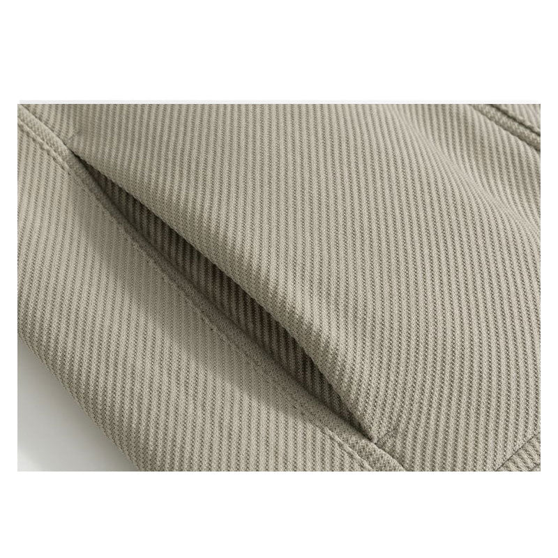 Men's Minimalist Twill Bomber Jacket