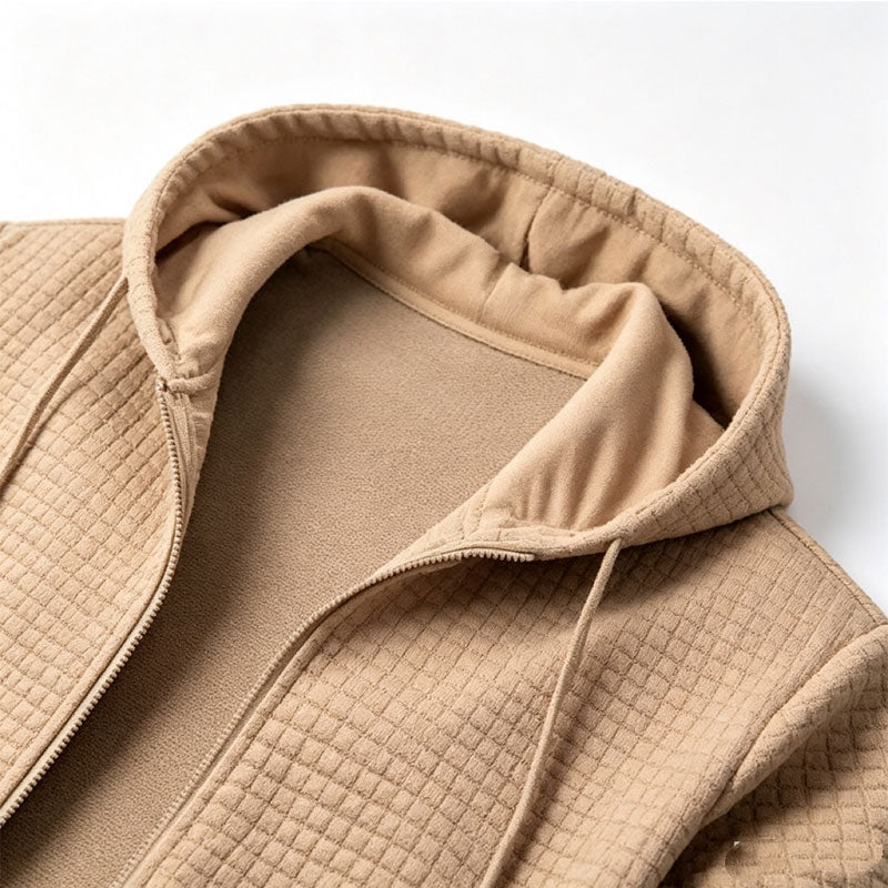 Men's Hooded Zip-Up Jacket