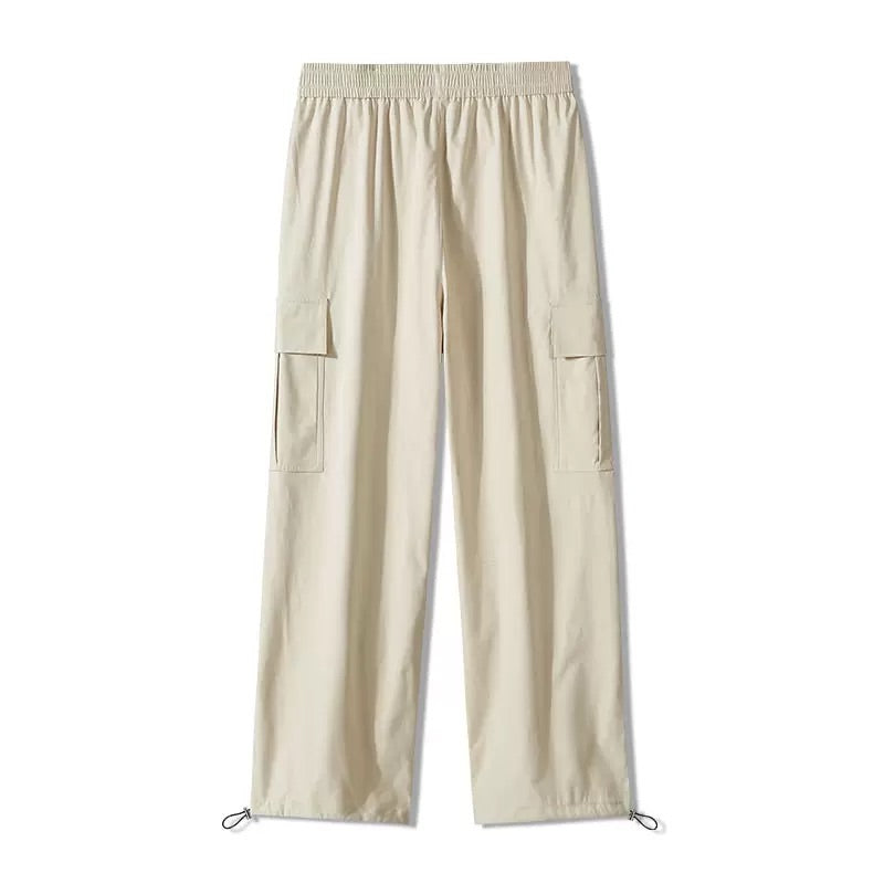 Men's Lightweight Wide-Leg Cargo Pants