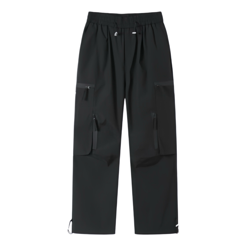 Men's Lightweight Contrast-Trim Cargo Pants