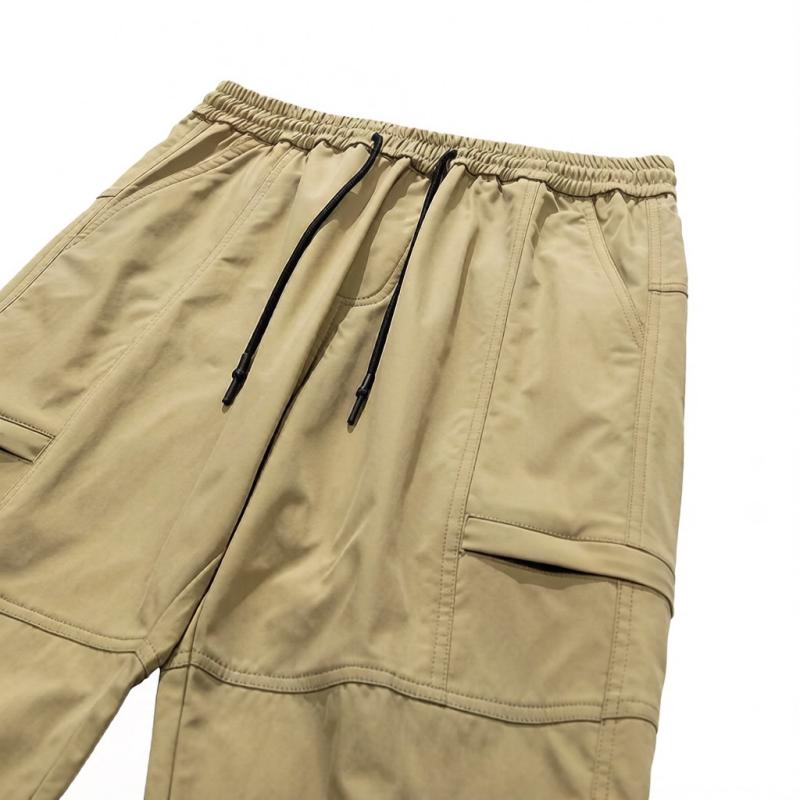 Men's Drawstring-Waist Cargo Pants